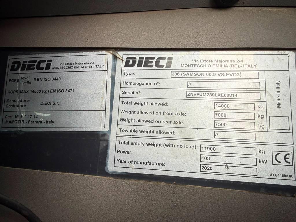 Dieci SAMSON 60.9 Teleskopiniai krautuvai