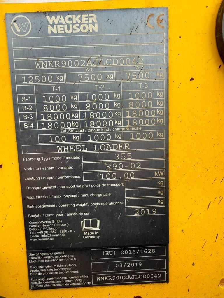 Wacker Neuson WL 95 Naudoti ratiniai krautuvai