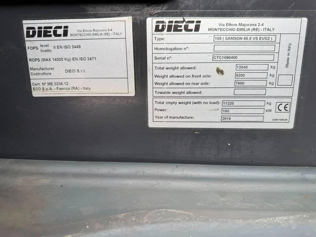 Dieci Samson 65.8 Teleskopiniai krautuvai